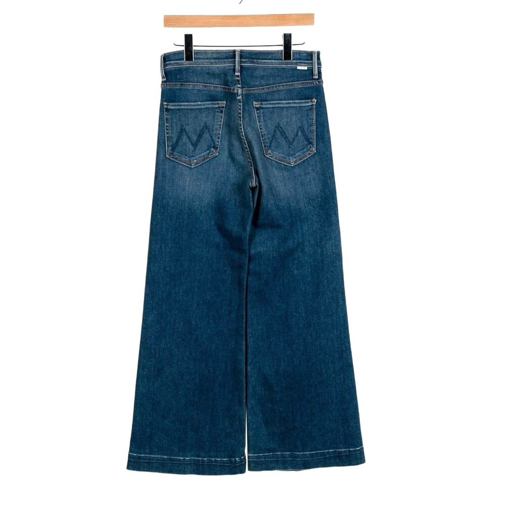MOTHER Blue Wide Leg Flare Jeans - Picture 5 of 16